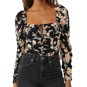 NWT free people crop long sleeve